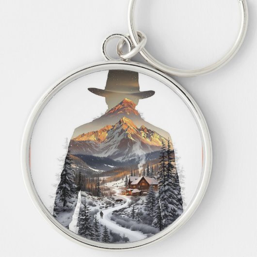 "Premium Metal Keychain – Sleek, Durable & Stylish キーホルダー (正面)