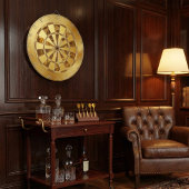 Premium Metallic Golden Design: Luxury Gold ダーツボード