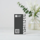 Premium Minimalist & Modern Professional 名刺 (スタンド正面)