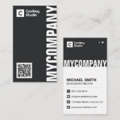 Premium Minimalist & Modern Professional 名刺 (正面/裏面)