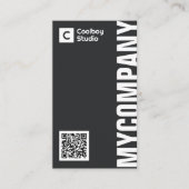 Premium Minimalist & Modern Professional 名刺 (正面)