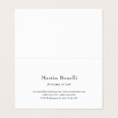 Premium Pearl Unique Classical Personalized Custom 名刺 (外部フラット)