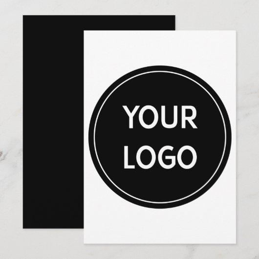 Premium QR Logo Concept for Modern 招待状 (正面/裏面)