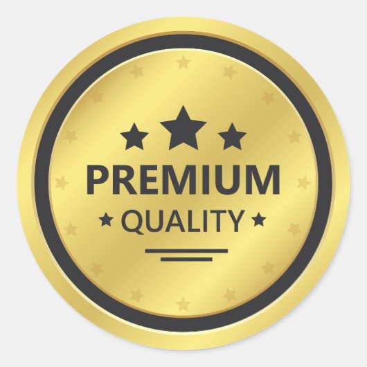 Premium Quality ラウンドシール (正面)