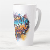 Premium Quality Men's カフェラテマグ (右アングル)