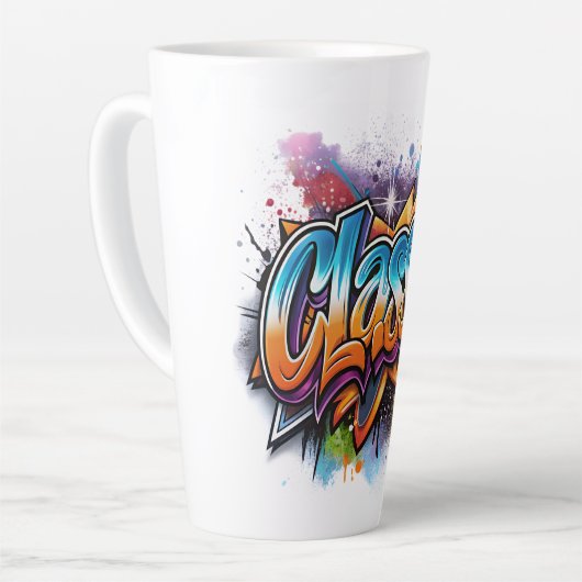 Premium Quality Men's カフェラテマグ (左アングル)