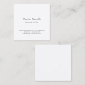 Premium Silk Unique Classical Personalized Custom スクエア名刺 (正面/裏面)