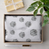 Premium Silver Gift Boxes Elegant Holiday Party 薄葉紙 (ギフト)