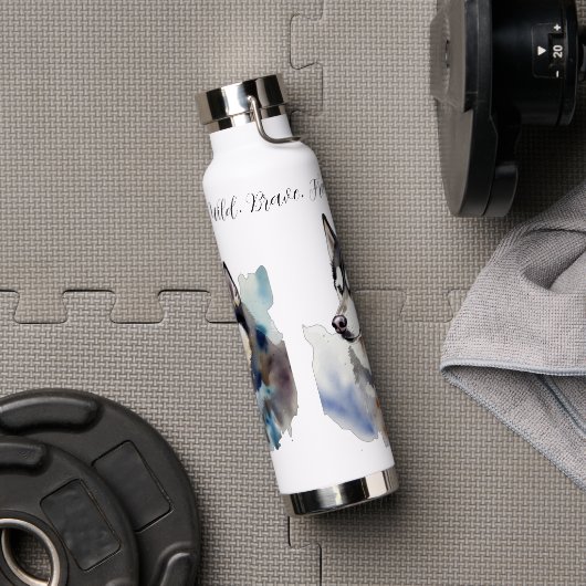 Premium Stainless Water Bottle with Artistic Siber ウォーターボトル (ジム)