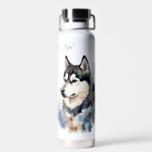 Premium Stainless Water Bottle with Artistic Siber ウォーターボトル (背面)