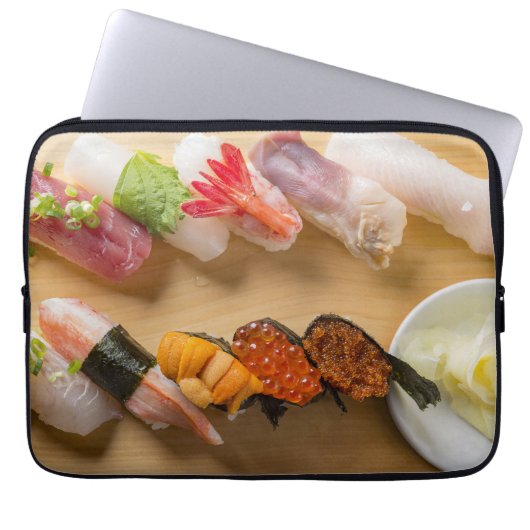 Premium Sushi Laptop Sleeve – SUSHIMI Japan ラップトップスリーブ (正面)