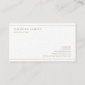 Premium Ultra Thick Faux Gold Text Luxurious 名刺 (裏面)