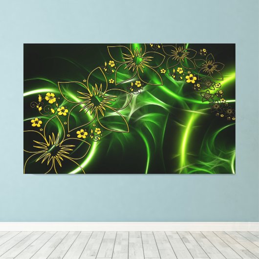 Premium Wrapped Canvas キャンバスプリント (インサイチュ (ウッドフロア))