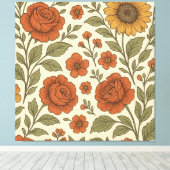 Premium Wrapped Canvas キャンバスプリント (インサイチュ (ウッドフロア))