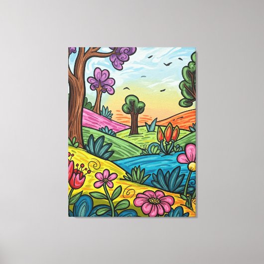 Premium Wrapped Canvas 30" x 40" キャンバスプリント (正面)