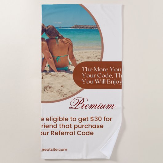 #PremiumBeachTowel ビーチタオル (正面)