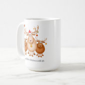 premoraによるクリスマスのお祝い コーヒーマグカップ (正面左)