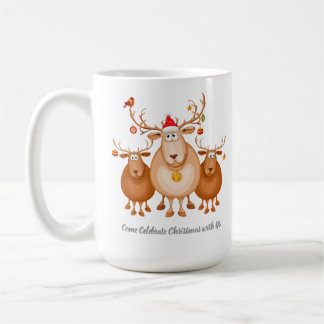 premoraによるクリスマスのお祝い コーヒーマグカップ