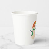 premoraによる雪だるまTシャツ 紙コップ (右)