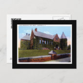 Prendergrast Library, Jamestown NY 1920sヴィンテージ ポストカード (正面/裏面)
