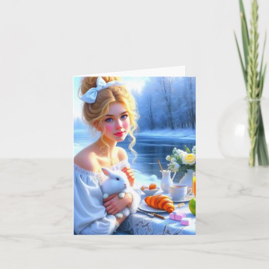 Prendre le thé avec Alice, carte pour tous  サンキューカード (正面)