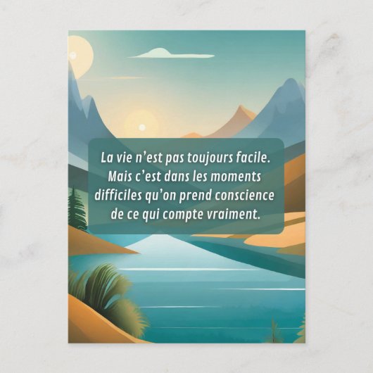 Prends soin de toi ポストカード (正面)