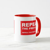 PREP法を廃止する – Two-Tone Coffee Mug マグカップ (正面右)