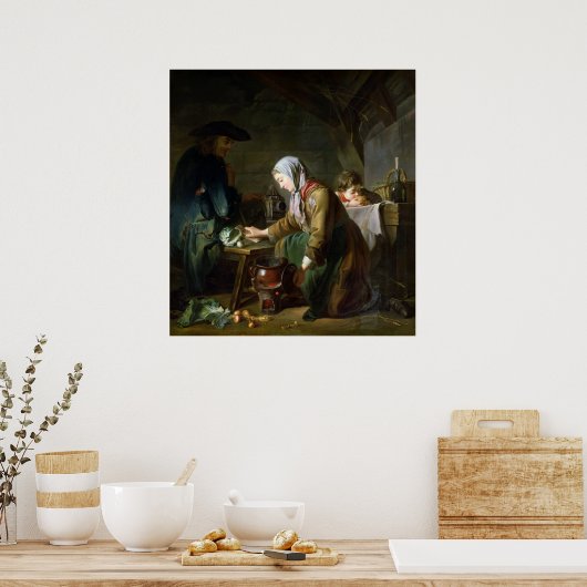 Preparing a Meal ポスター (キッチン)