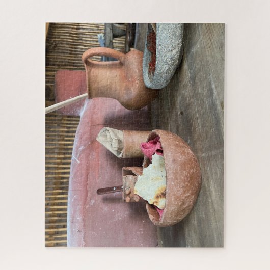 Preparing dinner in Oaxaca Mexico ジグソーパズル (縦)