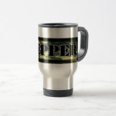 Prepperの迷彩柄 トラベルマグ (正面右)