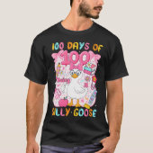 Preppy 100 Days Of Being A Silly Goose 100Th Day S Tシャツ (正面)