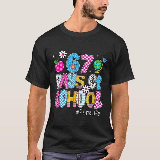 Preppy 67 Days Of School Six Seven 67 Meme Para Li Tシャツ (正面)