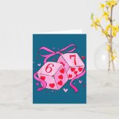Preppy 67 Valentine Six Seven Dice 6 7 Men Women K カード (黄色い花)