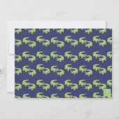 Preppy Alligators Palm Beach Golf Cart サンキューカード (裏面)