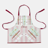 Preppy Atomic Age Kids Apron エプロン (正面)