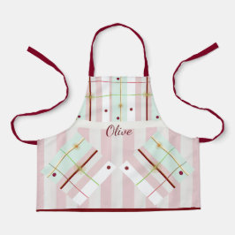 Preppy Atomic Age Kids Apron エプロン