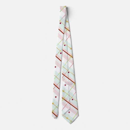 Preppy Atomic Age Plaid Necktie ネクタイ (裏面)