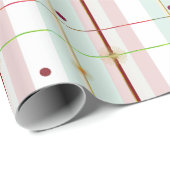 Preppy Atomic Age Wrapping Paper ラッピングペーパー (ロールコーナー)
