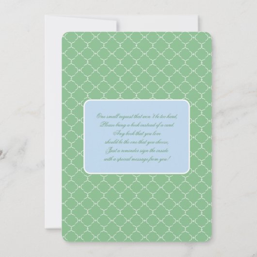 Preppy Baby Brunch Invitation 招待状 (裏面)