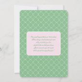 Preppy Baby Brunch Invitation 招待状 (裏面)