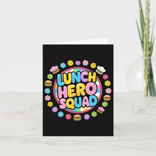 Preppy Back To School Lunch Lady Squad Lunch Hero カード (正面)