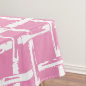 Preppy Bamboo – Pink Coastal Coordinate テーブルクロス (インサイチュ)