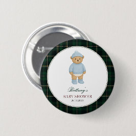 Preppy Bear Baby Shower Button 缶バッジ