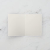 Preppy Blue Plaid Baby Shower Thank You  サンキューカード (内部)