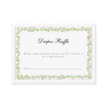 Preppy Botanical Pink Bow Crest Monogram 