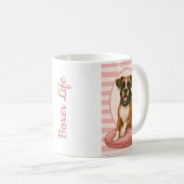 Preppy Boxer Life Mug コーヒーマグカップ (正面右)
