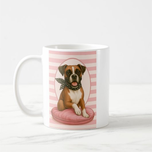 Preppy Boxer Life Mug コーヒーマグカップ (左)