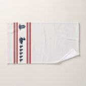 Preppy Boys Duck & Gingham Navy Red Smoke Blue バスタオルセット (ハンドタオル)