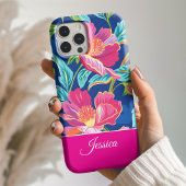 Preppy Bright Floral Personalized Phone Case Case-Mate iPhoneケース