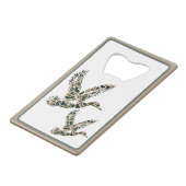 Preppy Camouflage Mallard Ducks クレジットカード栓抜き (正面アングル)